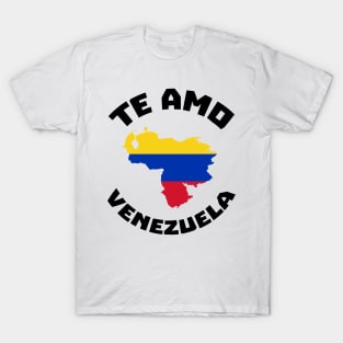 I Love VZLA - Venezuela Heart Flag T-Shirt T-Shirt